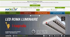 Desktop Screenshot of max-led.pl